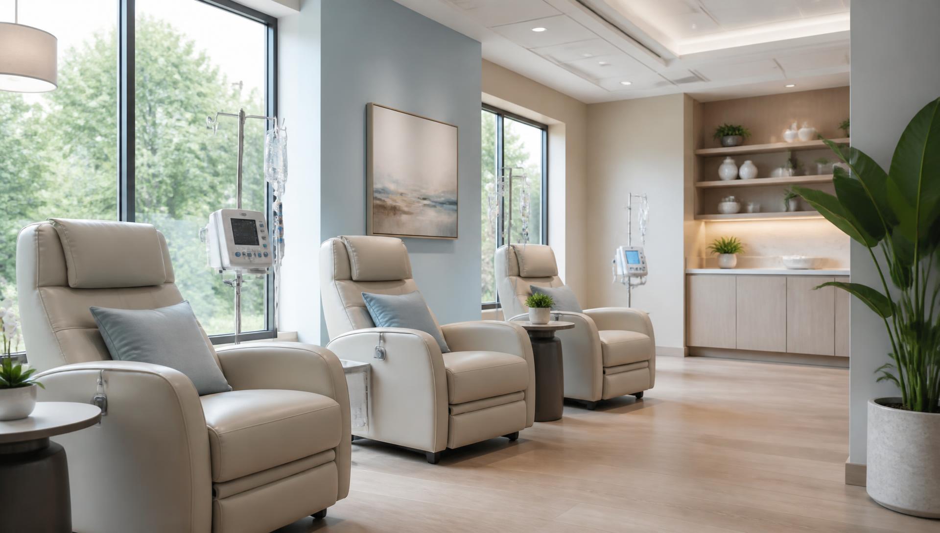Calm treatment space at Painrite